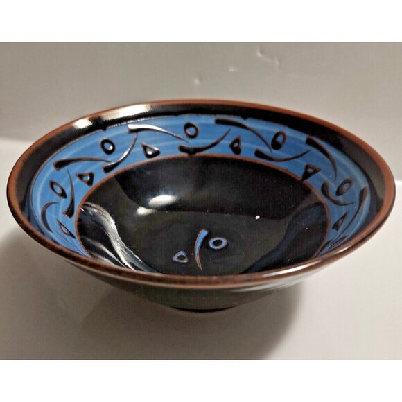 Ceramic Rice Bowl Set Japan 6" Raised Pattern (set of 4) - Picture 3 of 16